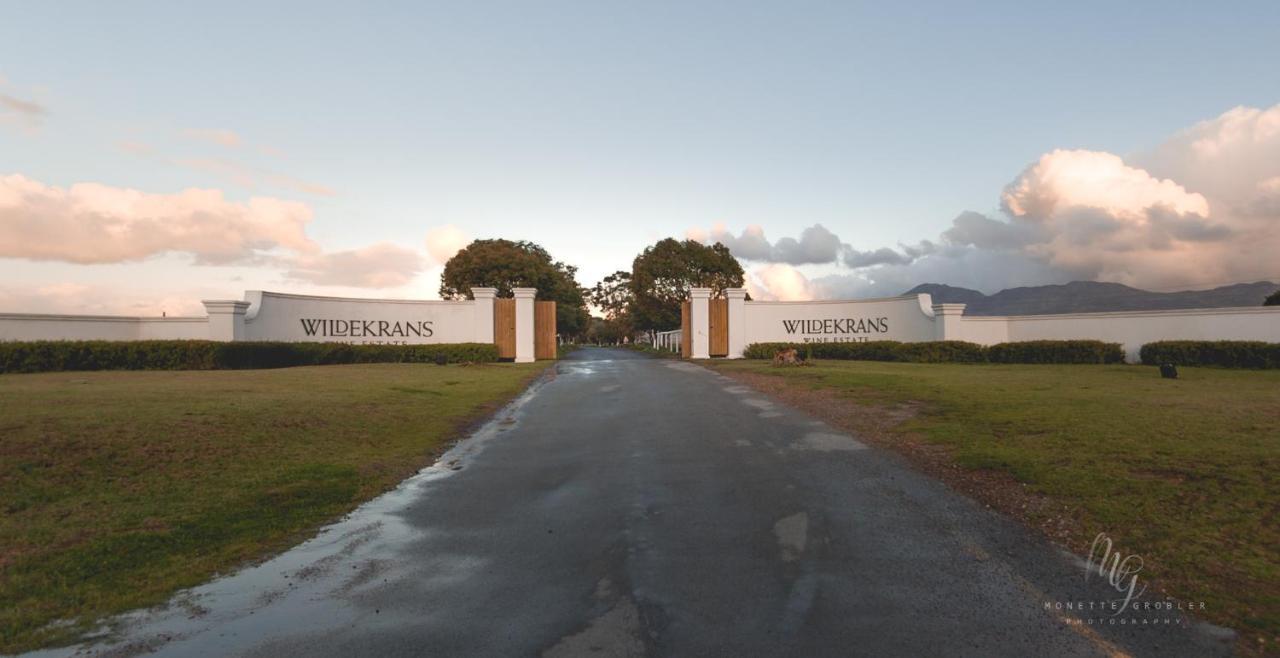 Endless Vineyards At Wildekrans Wine Estate Guest House Botrivier Bagian luar foto