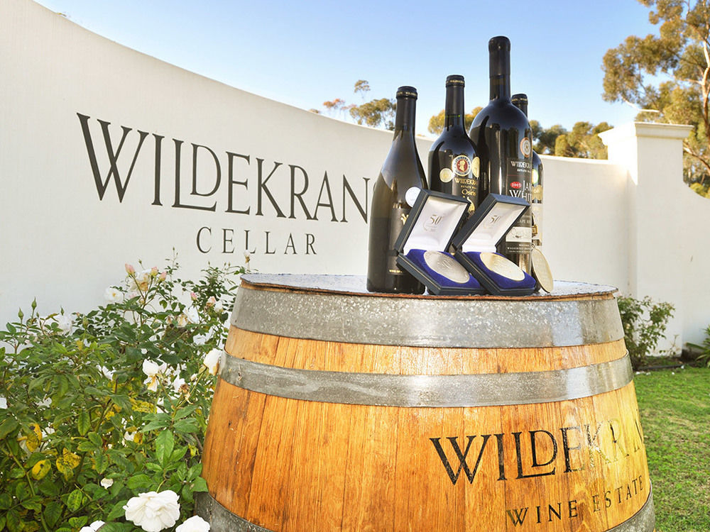 Endless Vineyards At Wildekrans Wine Estate Guest House Botrivier Bagian luar foto